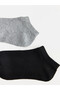 Alita City Black Patterned 5-Pack Women's Bootie Socks with a Difference - 2