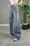 Flowy Denim Trousers 100% Cotton - 2