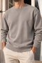 Men's Crew Neck Pique Fabric Regular Fit Sweat 5876 - 2