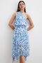 Rochie cu un singur umăr și model - 4