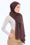 Alia Shawl - Vo Como Pattern - Bitter Brown - 3