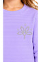 9809-26 Girl's Stone Embroidered Bow Detailed Crew Neck Sweatshirt 1–4 Years - 7