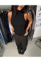 Lycra Slim Fit Black Athlete Bodysuit - 2