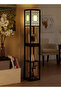 Nordic Modern Bedroom linen cover Standing Floor vertical lamp With 9W bulb - 3