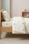Linevra 100% Cotton Ranforce Baby & Kids Park Bed Fitted Duvet Cover Set |   Rubberized |   80X110 cm - 7