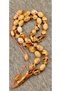 White Amber Prayer Beads – Skilled Craftsman – 0.6 Delim Ottoman Antique Mihteri – 7.75 X 10.90 mm - 3