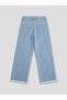 Girl's Cherry Embroidered Jeans - 3