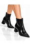 Women's Simple Classic Heel Boots - 2