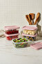 5-Piece Rectangular Storage Container Breakfast Set 300 ml - 2