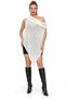 Women's Sequined Turtleneck Knitwear Blouse - 2