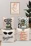 4-Piece Double-Sided Digital Print Throw Pillow Cover Summer Series / Popart Patterned