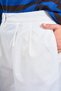 Women's Ankle Adjustable Pleated Trousers White - 5