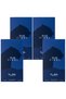 4 قطع عطر أزرق 100 مل