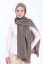 Alia Shawl - Vo Como Pattern - Brown Green - 4