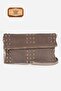 Arev Genuine Suede Chain Strap Shoulder Bag Mink Suede