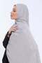 Alia Shawl - Vo Signature Pattern - Silver - 3