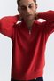 Zippered Men's Knitwear Sweater - 5