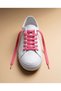 Candy Pink Flat Cotton Shoelaces 120 cm Compatible with Sneakers and Sports Shoes - 3