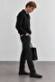 Button Detailed Polo Collar Men's Knitwear Sweater |   Mew5111320-1 - 3