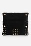 Arev Genuine Suede Chain Strap Shoulder Bag Black Suede - 4