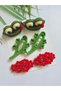 Girl's Hair Accessory Handmade, Suitable for Every Outfit, Colorful Organic 6-Piece Mixed Hair Accessory Organic Snap Clip Set - 5