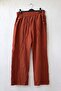 Brick Red Shirt with Collar and Cuffs, Elastic Waist, Tencel Woven Bottom, Top Set 68-104 67-60 - 3