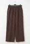 Brown Shirt Collar Cuffed Sleeves Elastic Waist Tencel Fabric Woven Bottom Top Set 68-104 67-60 - 3