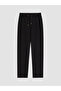 Two Mt Shop Quality Lcw Everyday Black Diving Fabric Plain Standard & Regular Women's Sweatpants - 5