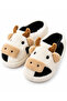Animal Figured Winter Non-Slip Non-Sound Sole Unisex House Slippers - 2
