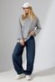 Women's Modal Crew Neck Oversize Long Sleeve Tunic - 4