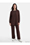 Two Mt Shop Quality Lcw Everyday Brown Diving Fabric Plain Standard & Regular Women's Sweatpants