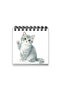 Realistic Kitten Illustration Mini Notepad Set - 6