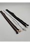 45 cm 3 Pieces Bag Zipper/Brown-Black-White - 2
