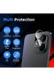 Xiaomi Redmi Note 17 Pro 5g Compatible Camera Protection Lens Protector Tempered Glass Unbreakable Glass with Application Apparatus - Black - 6
