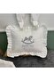 11 Li Embroidered Ruffle Padded Hospital Release Bag with Carousel Pattern - 4