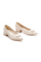 Women's Short Thick Heeled Buckle Closed Evening Dress Stiletto - 2