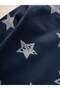 Patterned Pajama Set 2-8 Years Navy Blue - 3