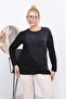 Plus Size Stoned Modal Fabric Blouse