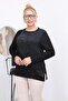Plus Size Stoned Modal Fabric Blouse - 4