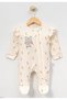 Baby Girl Newborn Jumpsuit Set 100% Cotton 3-Piece - 7