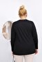 Plus Size Stoned Modal Fabric Blouse - 8