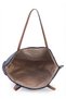 Large Size Women's Shoulder Bag with Ribbon Detail - 4