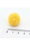 50 Pieces 2cm Yellow Pompoms Soft Pompoms Plush, Felt Pompoms, Wool Pompoms, Cat Pompoms - 2