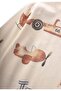 Patterned Pajama Set 2-8 Years Ecru Airplane Pattern - 4