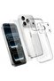 Compatible with iPhone 18 Pro / 17 Pro - Transparent Non-Yellowing Mica Case, Tempered Screen Protector, and Lens Protector (3in 1Set)
