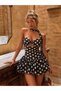 Balloon Skirt Mini Dress - 2