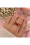 Colorful Animal Charm Ring Set - 2