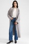 Women's Oversized Long Knit Cardigan – Pink, Stone, Beige, Black, Brown, Yellow, Baby Blue - Standard Size - 8