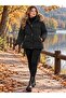 Fur-Collared Padded Waterproof Thick Winter Nova Fabric Women's Coat - 2