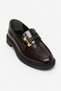 Sures H Buckle Women's Ballerinas Brown Patent Leather - 3